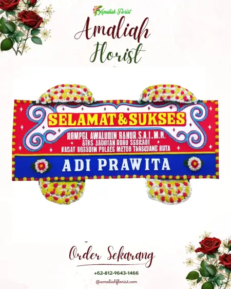 Papan Bunga Ucapan Selamat Nglawak
